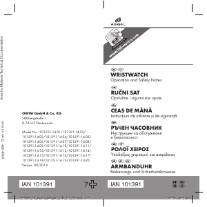 Manual Auriol IAN 101391 Ceas de mana