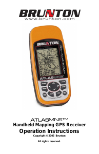 Manual Brunton AtlasMNS Handheld Navigation
