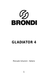 Manuale Brondi Gladiator 4 Telefono cellulare