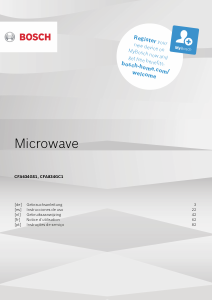 Manual Bosch CFA834GC1 Micro-onda