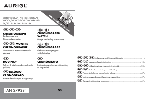 Manual de uso Auriol IAN 279381 Reloj de pulsera
