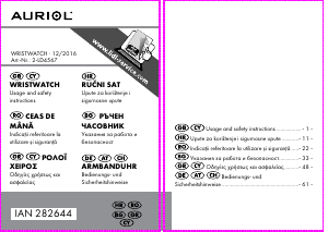 Priručnik Auriol IAN 282644 Sat