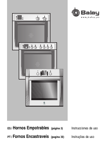 Manual Balay 3HT508X Forno