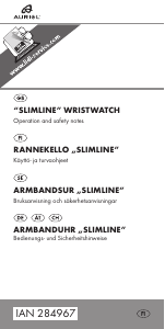 Bruksanvisning Auriol IAN 284967 Armbandsur