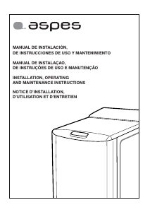 Manual Aspes ALT2086 Washing Machine