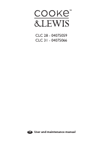 Handleiding Cooke & Lewis CLC 28 Koel-vries combinatie