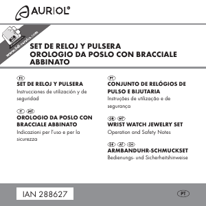 Manuale Auriol IAN 288627 Orologio da polso