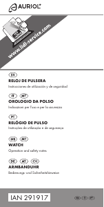 Manual de uso Auriol IAN 291917 Reloj de pulsera