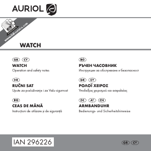 Manual Auriol IAN 296226 Ceas de mana