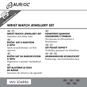 Εγχειρίδιο Auriol IAN 304886 Ρολόι χεριού