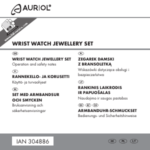 Käyttöohje Auriol IAN 304886 Rannekello