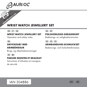 Brugsanvisning Auriol IAN 304886 Armbåndsur