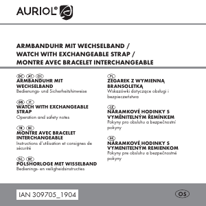 Instrukcja Auriol IAN 309705 Zegarek