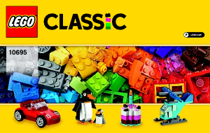 Manual Lego set 10695 Classic Caixa de Construção Criativa