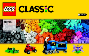 Használati útmutató Lego set 10696 Classic LEGO Közepes kreatív elemtartó doboz