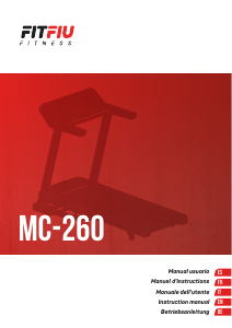 Manual FITFIU MC-260 Treadmill