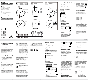 Mode d’emploi Auriol IAN 88752 Montre