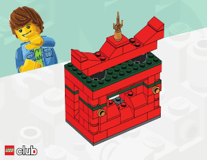 Bedienungsanleitung Lego Club Versteck der Ninjas