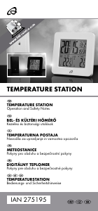 Návod Auriol IAN 275195 Meteostanica