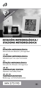 Manual de uso Auriol IAN 275195 Estación meteorológica