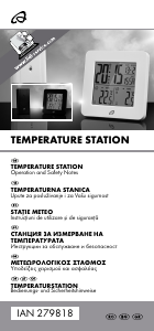 Manual Auriol IAN 279818 Stație meteo