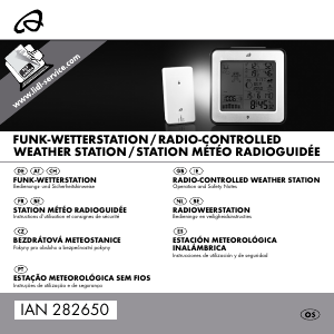 Manual de uso Auriol IAN 282650 Estación meteorológica