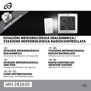 Manuale Auriol IAN 282650 Stazione meteorologica