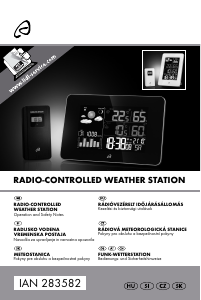 Návod Auriol IAN 283582 Meteostanica