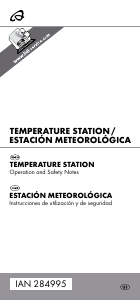 Manual de uso Auriol IAN 284995 Estación meteorológica