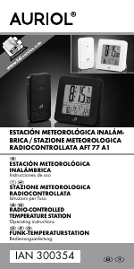 Manuale Auriol IAN 300354 Stazione meteorologica