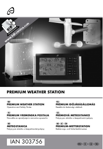 Használati útmutató Auriol IAN 303756 Meteorológiai állomás
