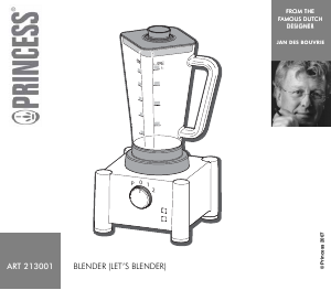 Bruksanvisning Princess 213001 Blender