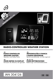 Manual Auriol IAN 304126 Stație meteo