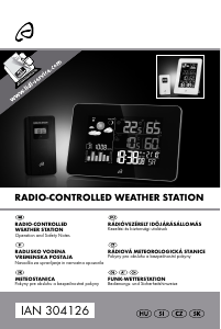 Manual Auriol IAN 304126 Estação meteorológica