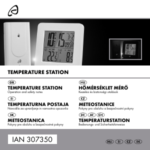 Használati útmutató Auriol IAN 307350 Meteorológiai állomás