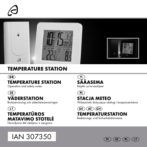 Vadovas Auriol IAN 307350 Meteorologijos stotis