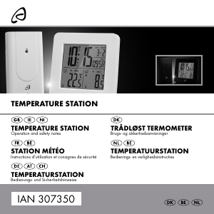 Brugsanvisning Auriol IAN 307350 Vejrstation