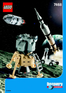 Handleiding Lego set 7468 Discovery Saturnus V missie naar de Maan