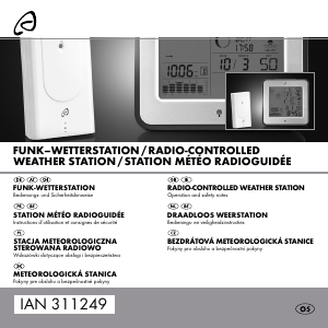 Návod Auriol IAN 311249 Meteostanica