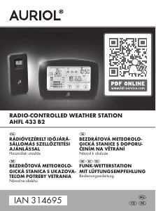 Használati útmutató Auriol IAN 314695 Meteorológiai állomás