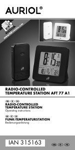 Handleiding Auriol IAN 315163 Weerstation