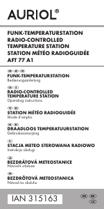 Mode d’emploi Auriol IAN 315163 Station météo