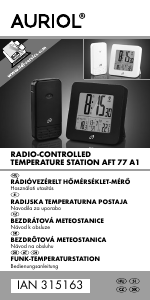Használati útmutató Auriol IAN 315163 Meteorológiai állomás
