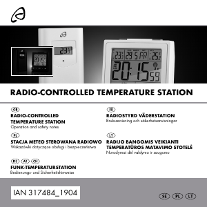 Bruksanvisning Auriol IAN 317484 Väderstation