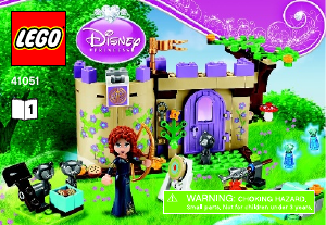 Manuale Lego set 41051 Disney Princess Merida agli highland games