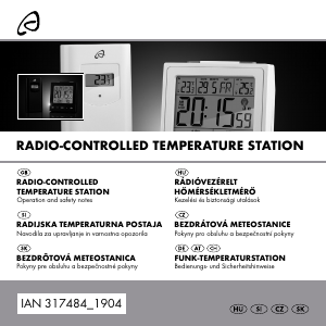 Návod Auriol IAN 317484 Meteostanica