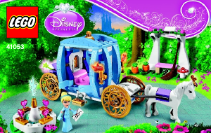 Bruksanvisning Lego set 41053 Disney Princess Askungens förtrollade vagn