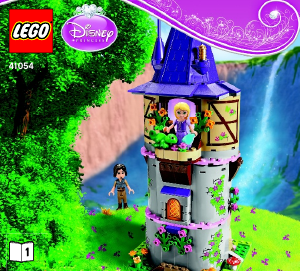 Bruksanvisning Lego set 41054 Disney Princess Rapunzels fantasitorn