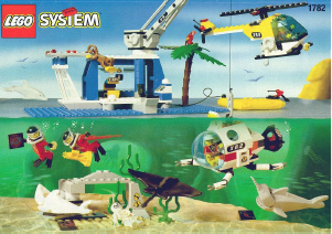 Bedienungsanleitung Lego set 1782 Divers Tauchinsel