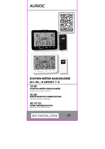 Mode d’emploi Auriol IAN 345566 Station météo